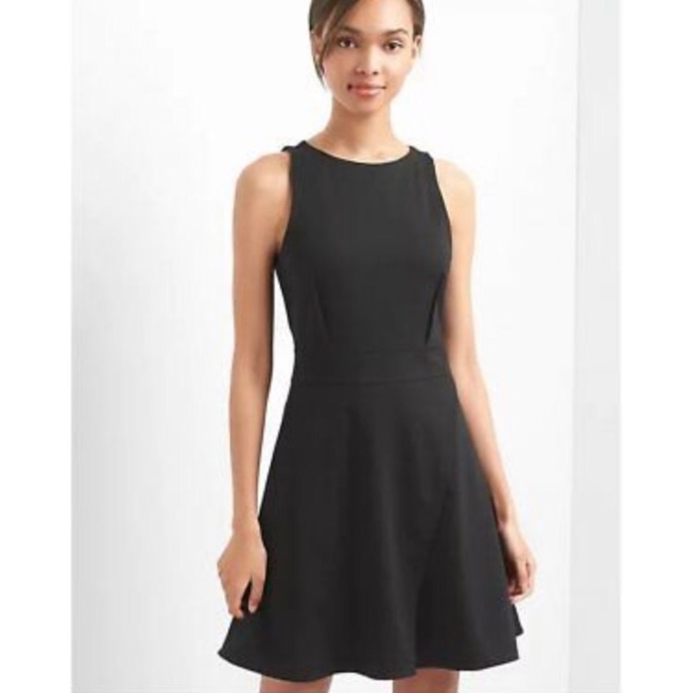 GAP NWT Dark Green Wrap Skirt Ponte Dress